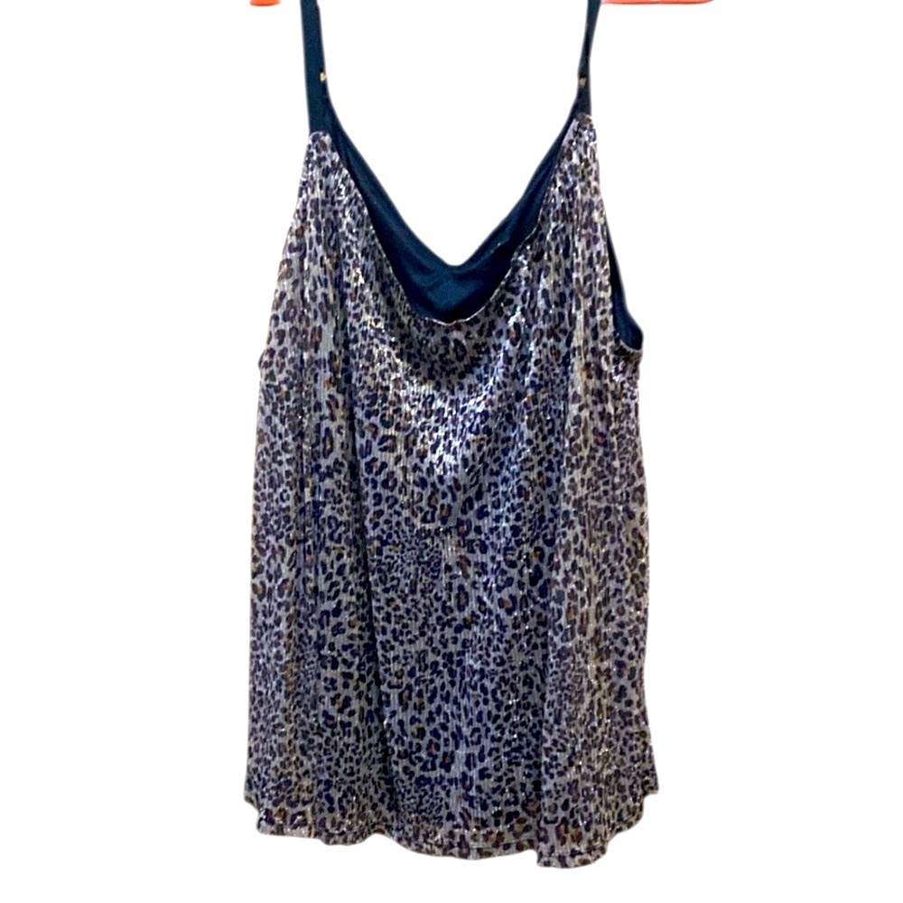 Torrid Gold and black Backless Camisole size 5